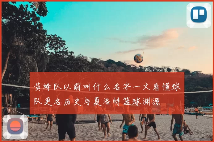 黄蜂队以前叫什么名字一文看懂球队更名历史与夏洛特篮球渊源