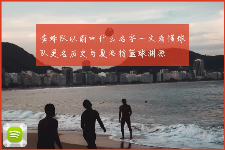 黄蜂队以前叫什么名字一文看懂球队更名历史与夏洛特篮球渊源